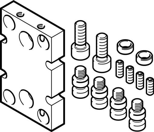 FESTO DHAA-G-G6-25-B11-32 (1280494) Adapterbausatz