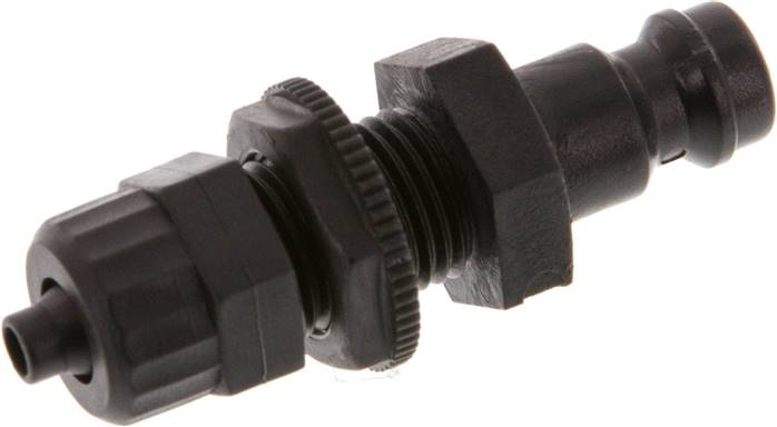 Schott-Kupplungsstecker (NW5) 6x4mm Schlauch, POM