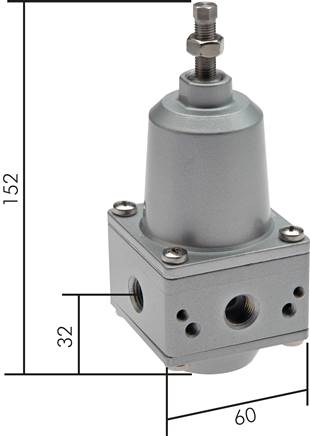 Präzisionsdruckregler G 1/4" 0,1 - 2 bar