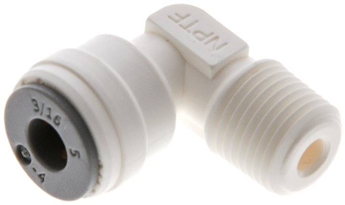 Winkel-Steckanschluss NPT 1/8"-3/16" (4,76 mm), IQS-LE (EPDM-Dichtung)