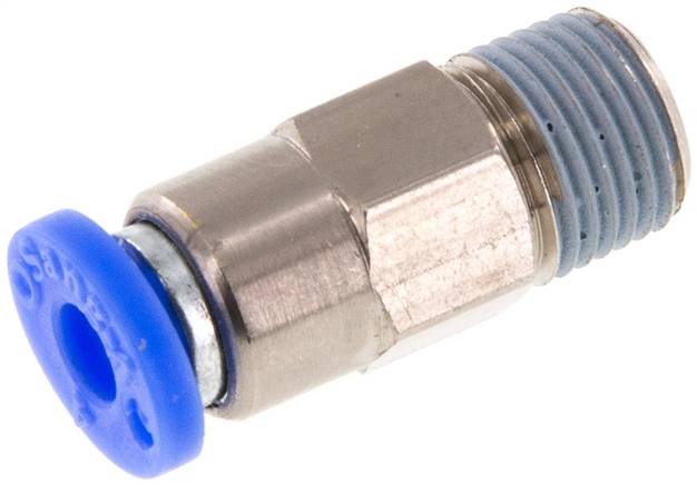 Rückschlagventil R 1/8"-4mm, Durchfluss vom Gewinde zum Schlauch, IQS-Standard