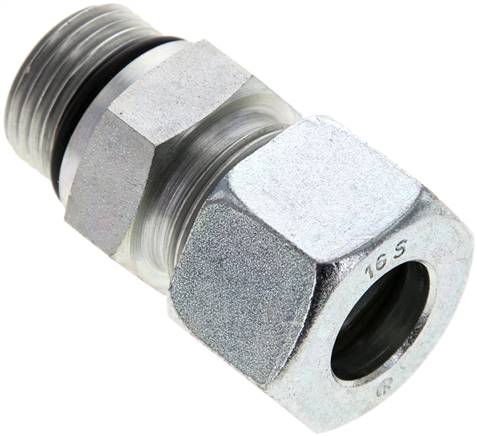 Gerade Schneidringverschr. UNF 7/8"-14-16 S (M24x1,5), Stahl verzinkt