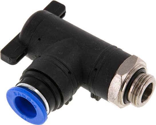 Winkel-Absperrhahn G 3/8"-12mm, IQS-Standard