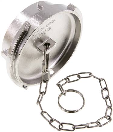 Tankwagenkupplung Verschlussstopfen, 1.4408 für MK 80 ES