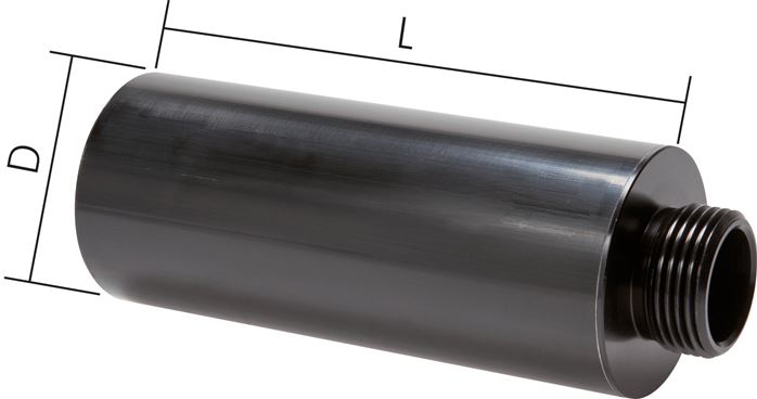 Free-Flow-Schalldämpfer G 1"
