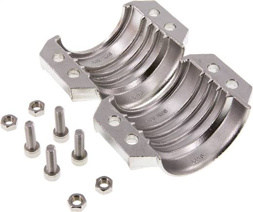 Klemmschalen 74 - 76mm, 1.4401, EN14420-3 (DIN2817)