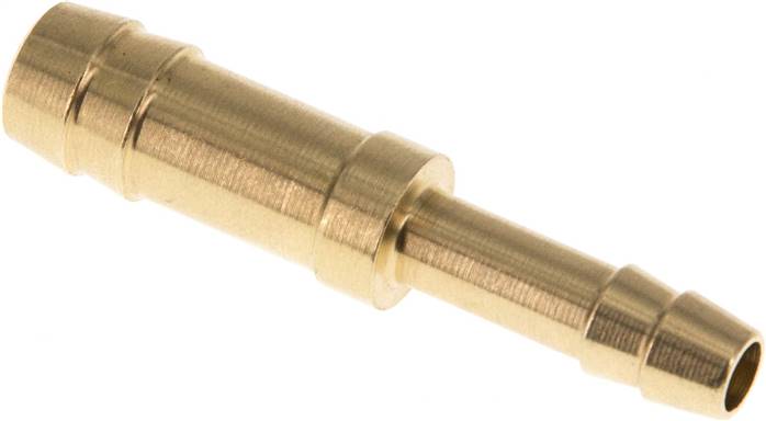 Schlauchverbindungsrohr 9 (3/8")mm-6 (1/4")mm, Messing