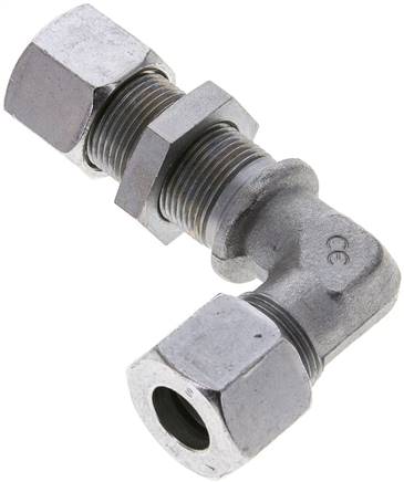Winkel-Schott-Schneidringverschr. 14 S (M22x1,5), Stahl verzinkt