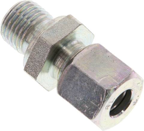 Gerade Schneidringverschr. G 1/4"-8 L (M14x1,5), Stahl verzinkt