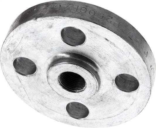 Gewindeflansch DN10-PN40 (DIN/EN), Rp 3/8", DIN 2567 & EN 1092-1 (Typ 13), Stahl