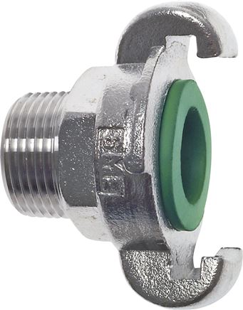 Kompressorkupplung G 3/4"(AG), Edelstahl, Dichtung FKM