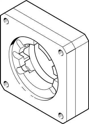 FESTO EAMF-A-44A/B-60G (529944) Motorflansch