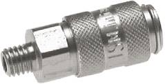 Schnellkupplung (NW2,7) M 5(AG), 1.4404, für Stecker beidseitig absperrend