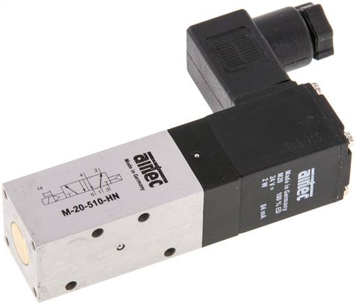 5/2-Wege Magnetventil, M 5, Luftfeder, 12 V=