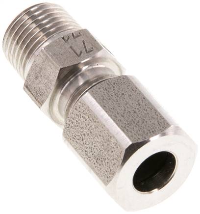 Gerade Schneidringverschr. R 1/8"-6 LL (M10x1), 1.4571