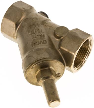 Schrägsitz-Rückschlagventil, Rp 1-1/4", PN 16 / Standard, Messing