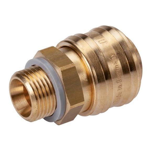 Attacco rapido (NW7.2) G 1/2" (AG), ottone, SW 24