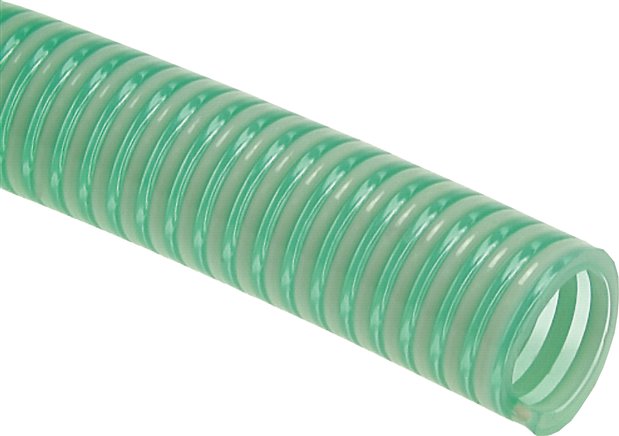 PVC-Saug-Druck-Schlauch mit Hart-PVC-Spirale 90x5,4mm