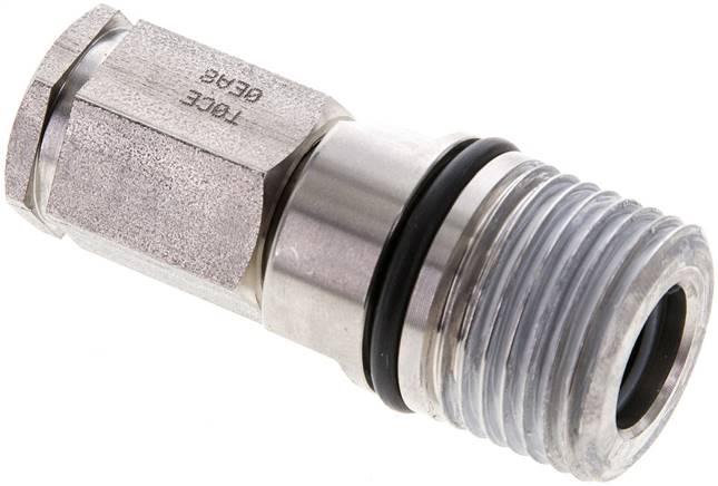 Edelstahl-Schraubkupplung, Muffe Baugr.1, G 1/4"(IG)