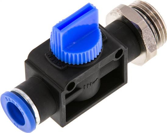 3/2-Wege-Absperrventil G 1/2"-10mm, Gewindeseite entlüftend
