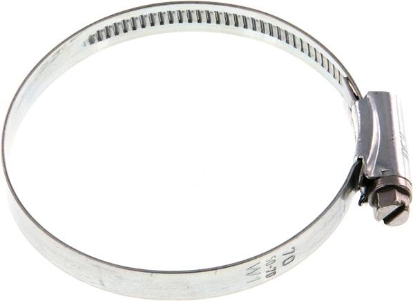 9mm Schlauchschelle 50 - 70mm, Stahl verzinkt (W1) (IDEAL)