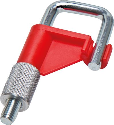 Schlauchklemme, 2 - 15 mm, rot