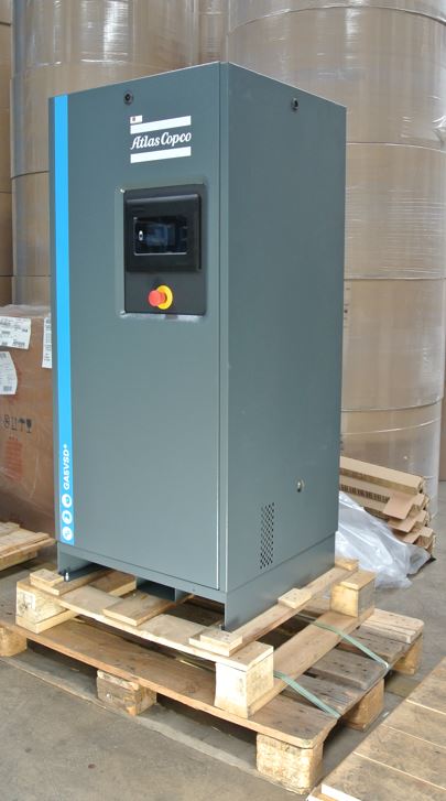 ABVERKAUF Atlas Copco Schraubenkompressor GA 5 VSD+ P 9 bar CE 400V 50