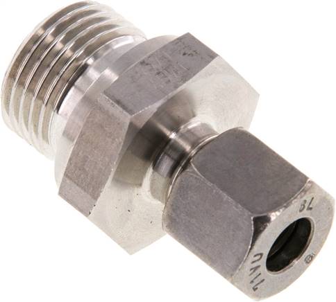 Gerade Schneidringverschr. G 1/2"-8 L (M14x1,5), 1.4571