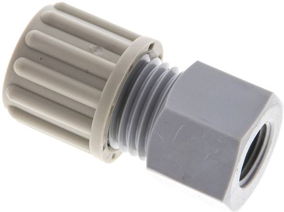 Aufschraub-Verschraubung G 1/8"-8x6mm, PA