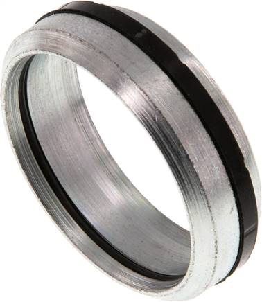 Schneidring Stahl verzinkt mit Elastomerdichtung 35 L (M45x2)