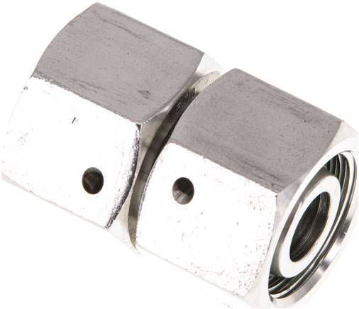 Gerader Verbinder 15 L-15 L, 1.4571, mit Dichtkegel und O-Ring