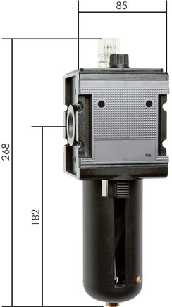 MULTIFIX Nebelöler, G 1", Baureihe 4, Metallbehälter
