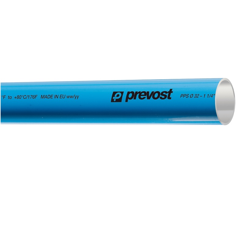 PREVOST-BLAU ALUMINIUM-ROHR Rohraußen-Ø = 50 | Länge 5,5 m (Ersetzt PPS TUB50L6)