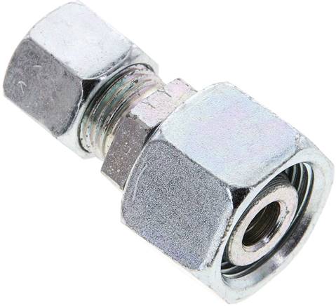 Reduziereinsatz 15 L-10 L (M16x1,5), Stahl verzinkt, mit Dichtkegel und O-Ring