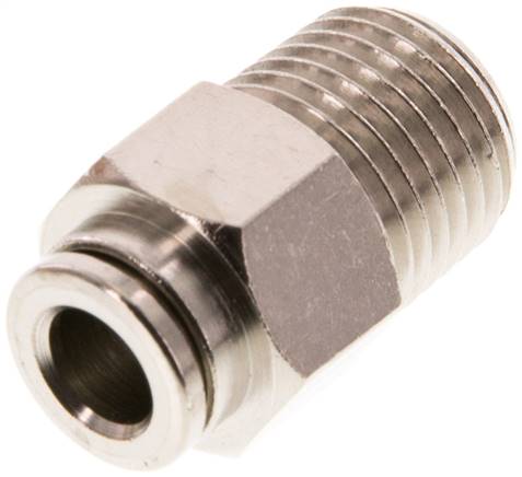 Gerader Steckanschluss R 1/4"-6mm, IQS-MSV (Hochtemperatur), Dichtung FKM