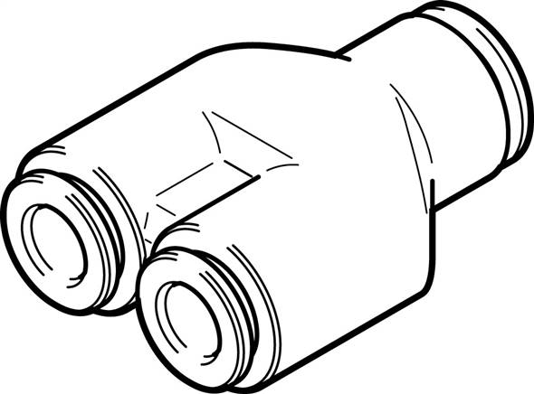 FESTO NPQH-Y-Q10-Q8-P10 (578415) Y-Steckverbindung