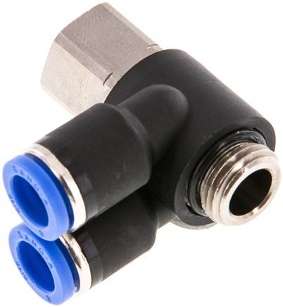 Y-Winkel-Steckanschluss, I/A G 1/4"-8mm, IQS-Standard
