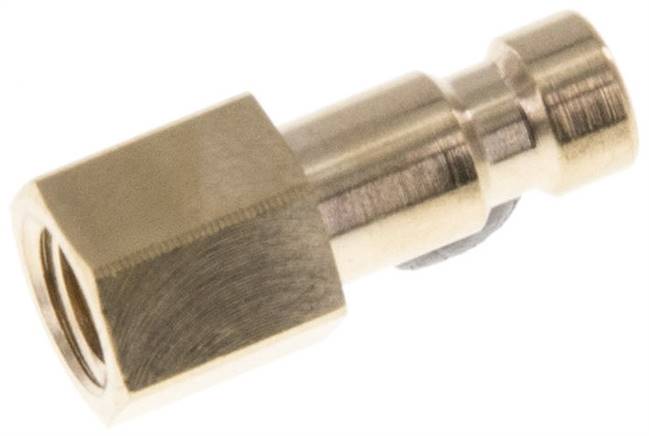 Kupplungsstecker (NW2,7) M 5(IG), Messing