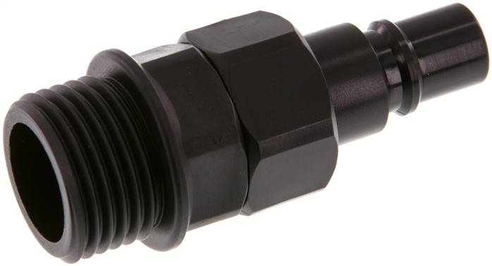 Kupplungsstecker (NW7,2) G 1/2", POM absperrend (AG)