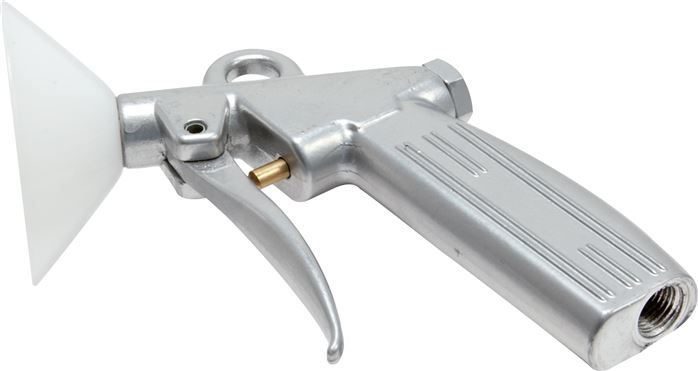 Alu Ausblaspistole mit Kurzdüse Ø 1,5 und Schutzschild 13 mm