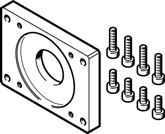 FESTO EAMF-A-38B-40A (558175) Motorflansch