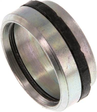 Schneidring Stahl verzinkt mit Elastomerdichtung 22 L (M30x2)
