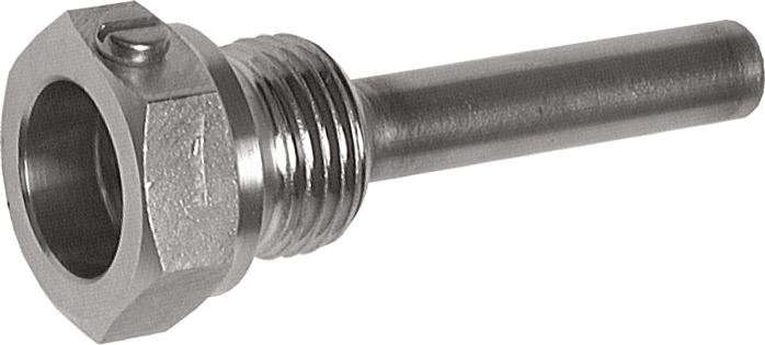 Schutzrohr zum Einschrauben (G 1/2"), 200mm, St 35