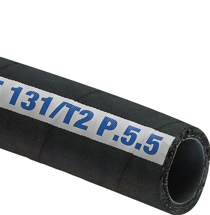 EPDM/PE-Chemieschlauch 63,5 (2-1/2")x79mm,EN12115,Stahlsp