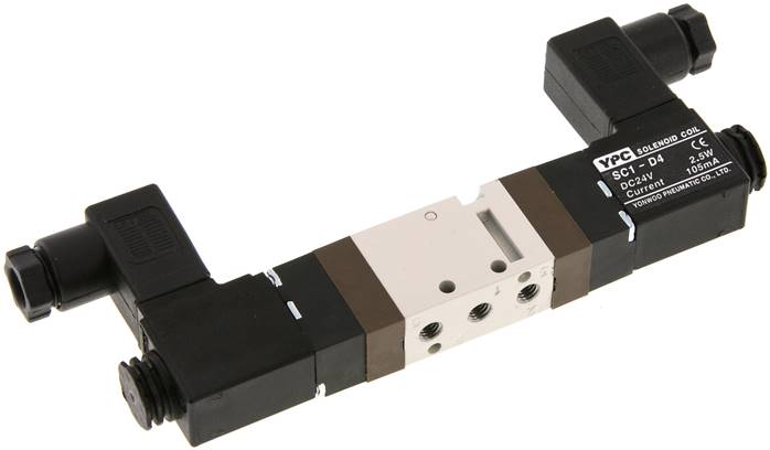 5/2-Wege Magnetventil, M 5, Impulsventil, 230 V AC