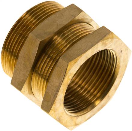 Schottverschraubung G 1-1/4"-M 49x2, Messing
