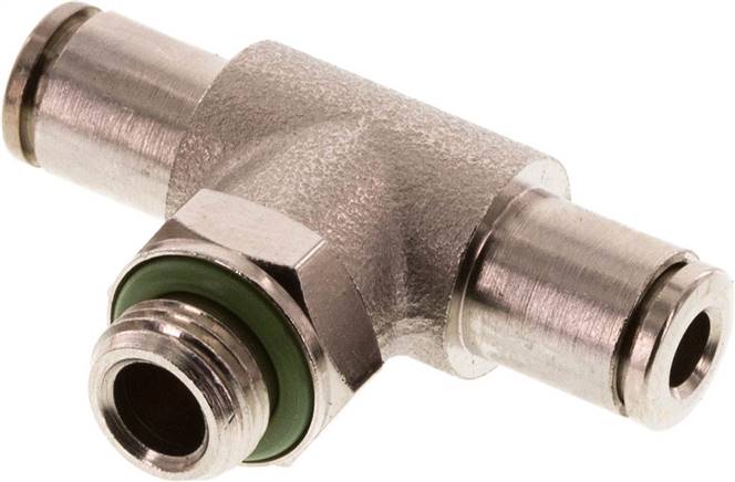 T-Steckanschluss G 1/8"-4mm, IQS-MSV (Hochtemperatur), Dichtung FKM