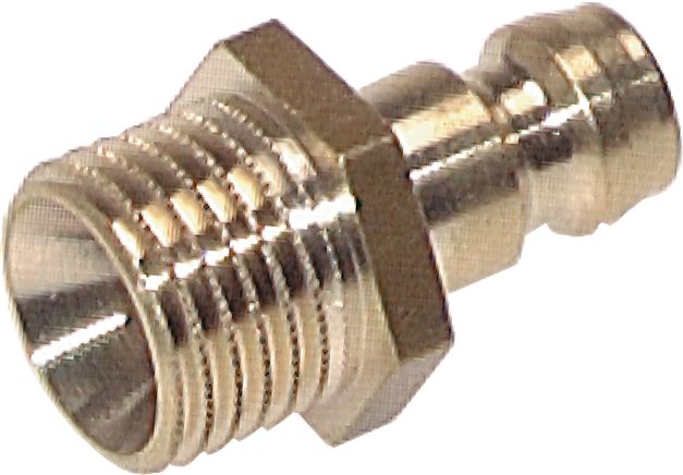 Temperierkupplungsstecker 9mm Zapfen,M 14x1,5(AG)