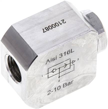 Edelstahl-Schnellentlüftungsventil, G 1/4"