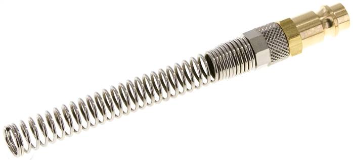 Kupplungsstecker (NW7,2) 8x6mm Schlauch m. Knickschutz